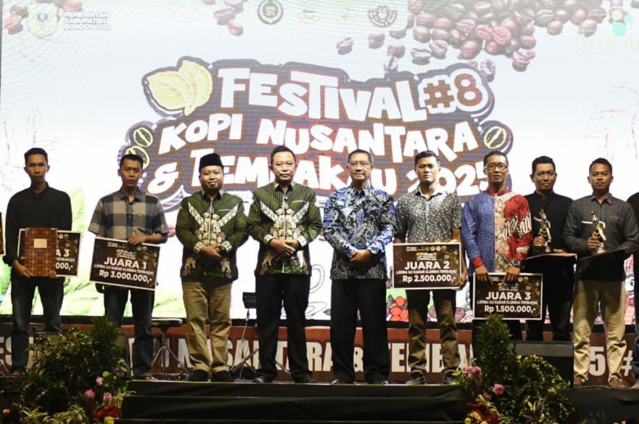 Festival Kopi Nusantara dan Tembakau Ke-8 Resmi Ditutup, Bupati Hamid: Identitas dan Kekuatan Ekonomi Bondowoso