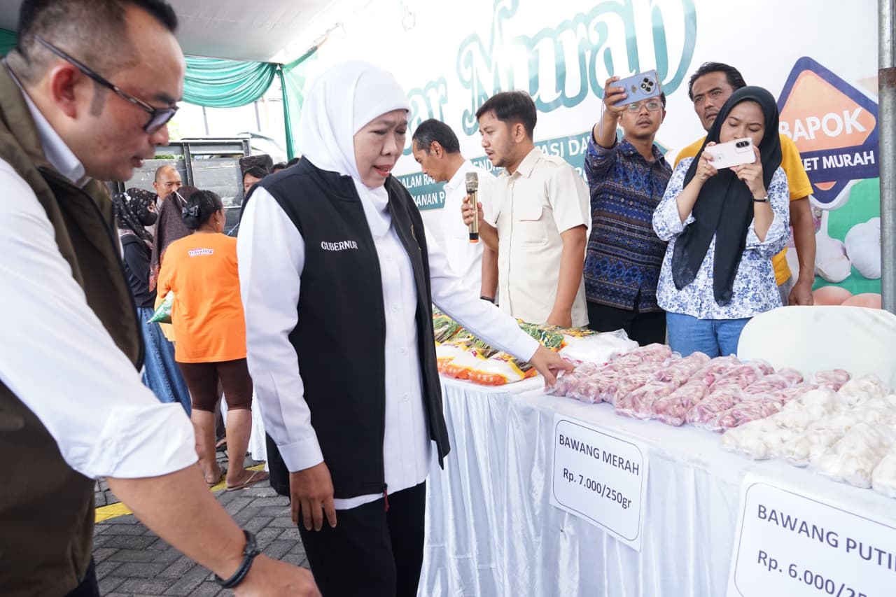Pemprov Jatim dan Pemkab Sidoarjo Gelar Pasar Murah untuk Kendalikan Inflasi
