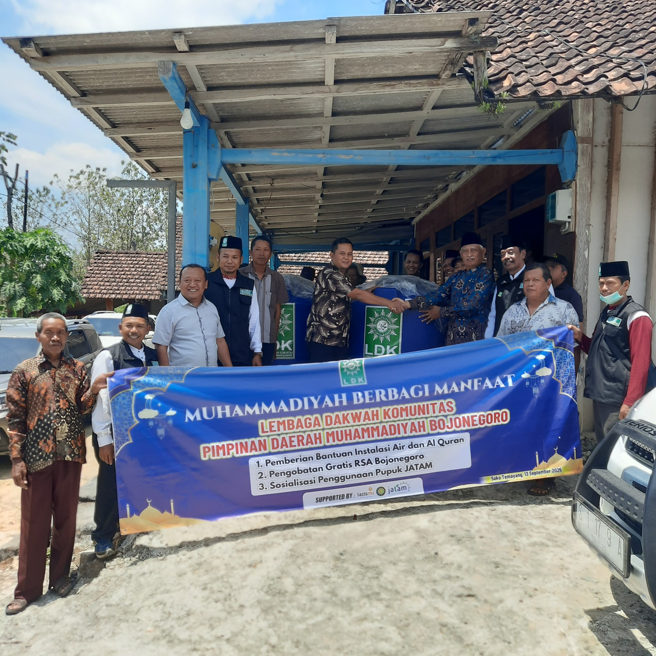 LDK PDM Bojonegoro Gelar "Muhammadiyah Berbagi Manfaat" di Desa Soko Kec. Temayang Kab. Bo