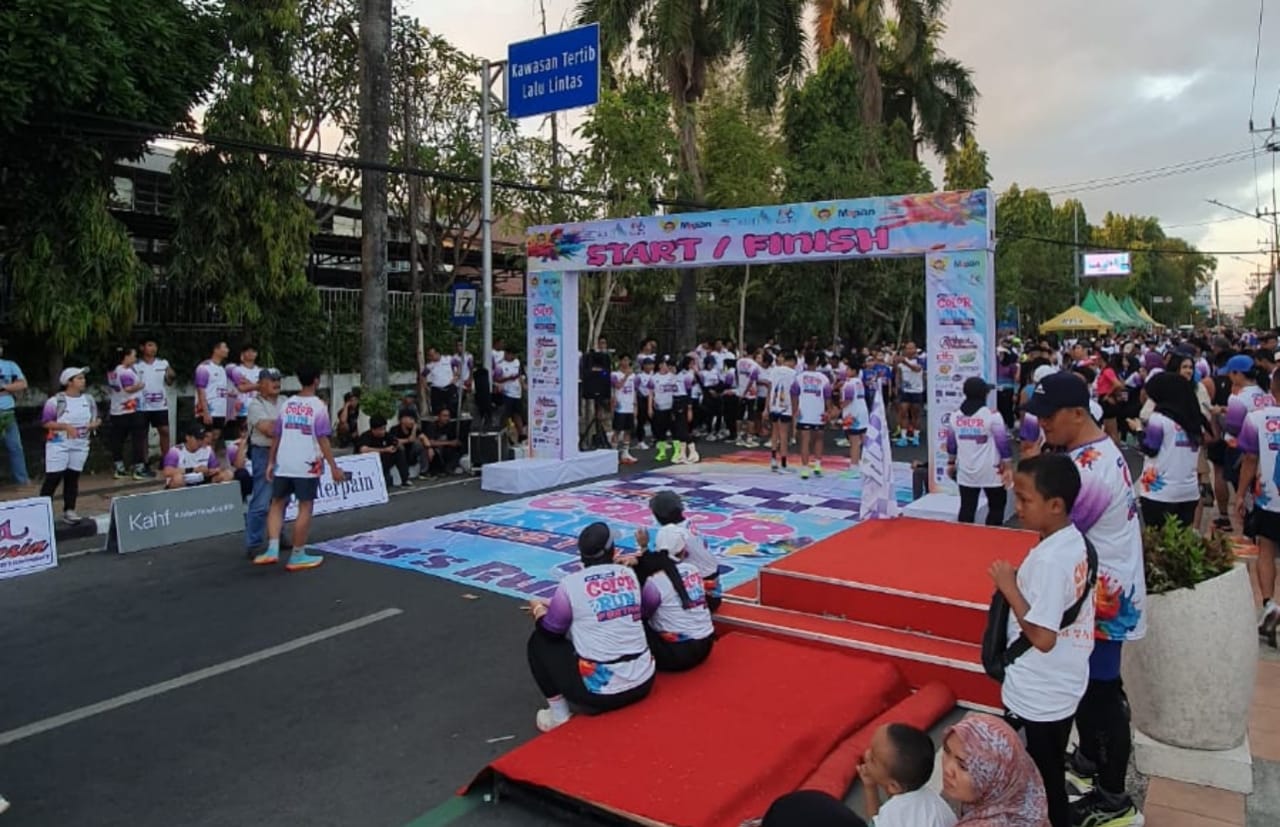 Color Run Kediri 2025 Disorot, Jersey Telat Panitia Minta Maaf