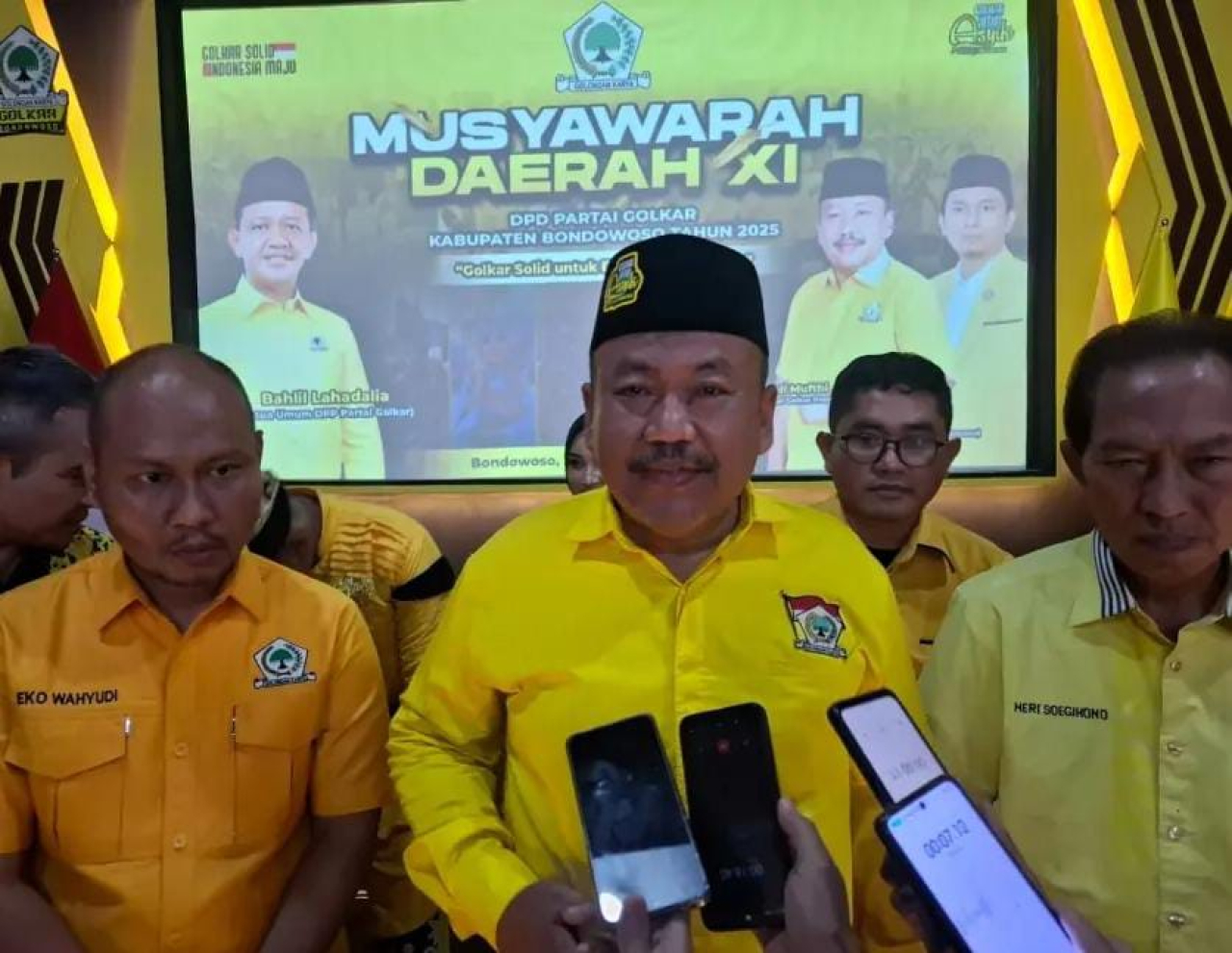 Pesan Ali Mufthi di Musda Golkar Bondowoso: Partai Harus Hadir di Tengah Masyarakat