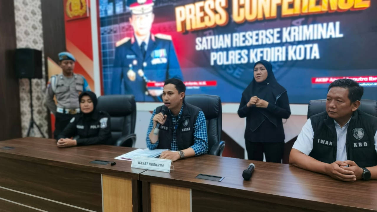 Polres Kediri Kota Tangkap Pelajar Diduga Sebarkan Provokasi Kerusuhan