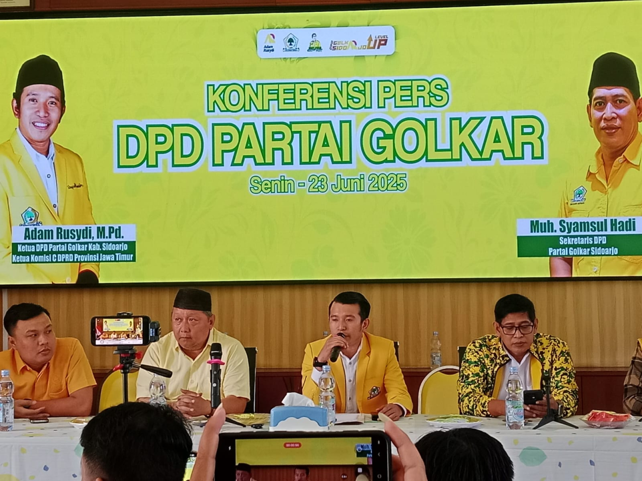 Ketua Golkar Sidoarjo Harap Konflik Bupati dan Wakil Bupati Segera Mereda