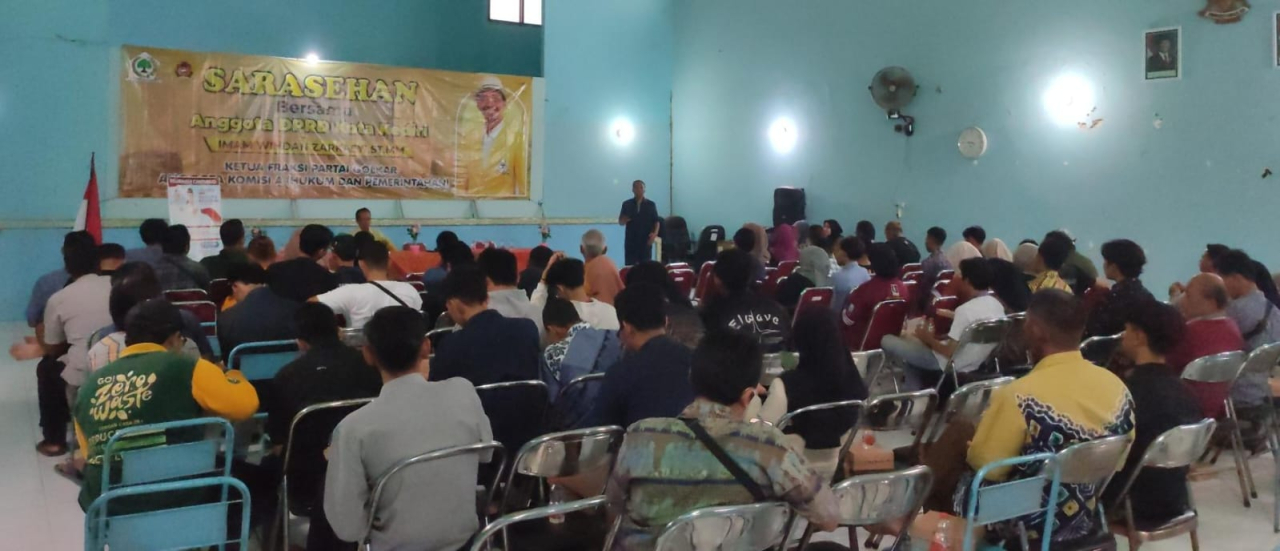 Imam Wihdan Zarkasyi Serap Aspirasi Pemuda Lewat Sarasehan Karang Taruna Mojoroto