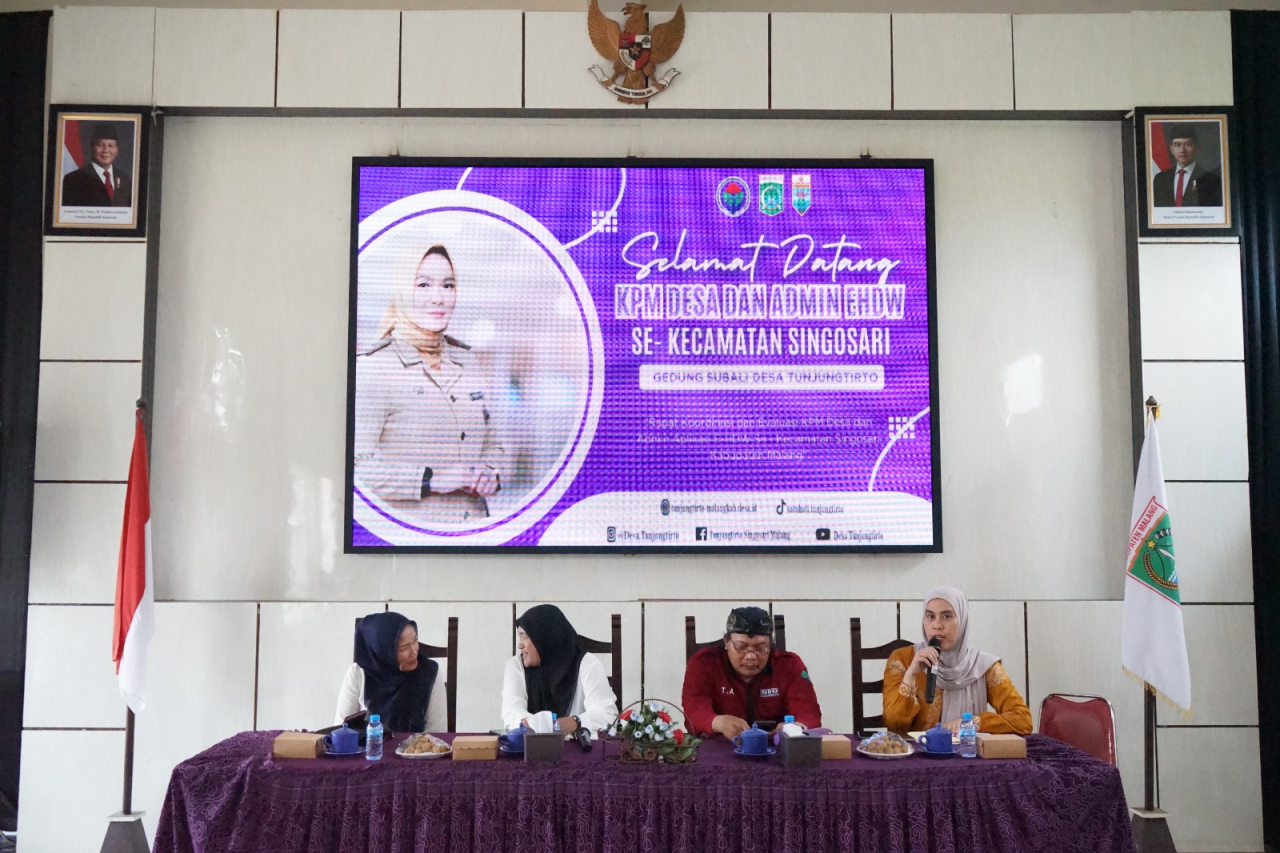 KPM Singosari Diperkuat, Data e-HDW Kini Lebih Akurat untuk Tekan Angka Stunting