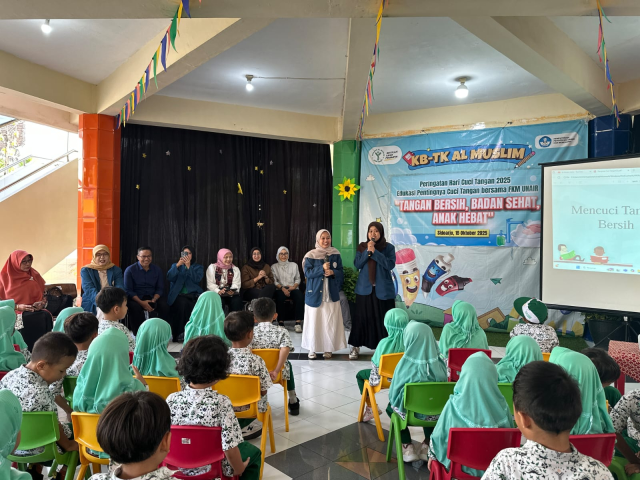KB-TK Al Muslim Ajak Anak Cinta Kebersihan Lewat Edukasi Cuci Tangan Sejak Dini