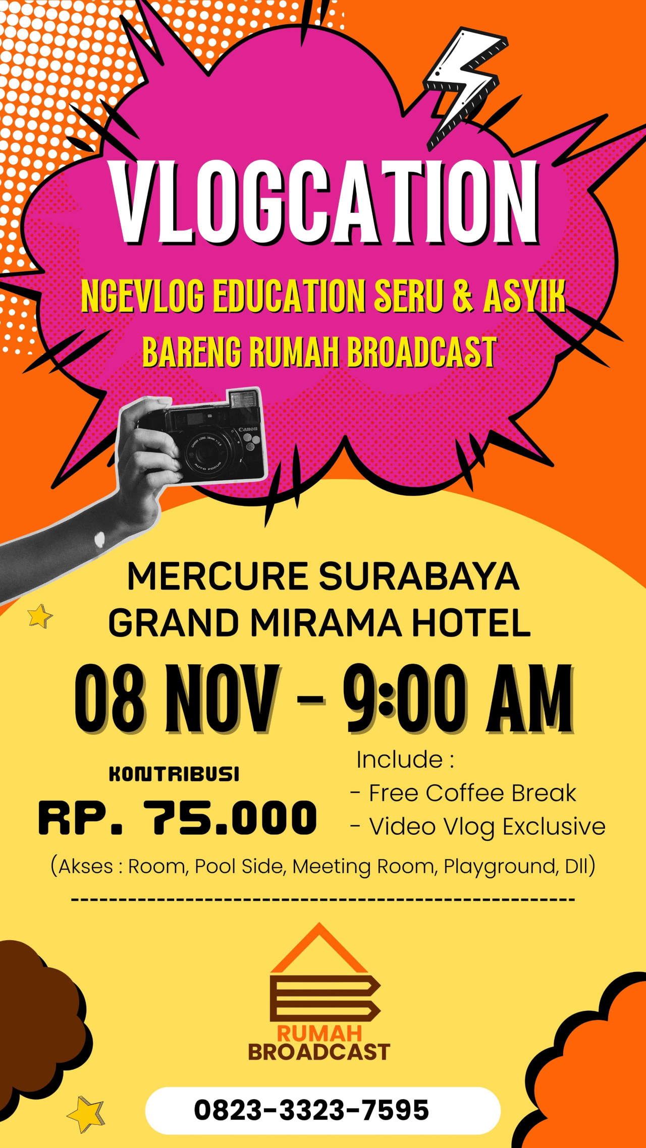 Vlogcation Bareng Rumah Broadcast Public Speaking