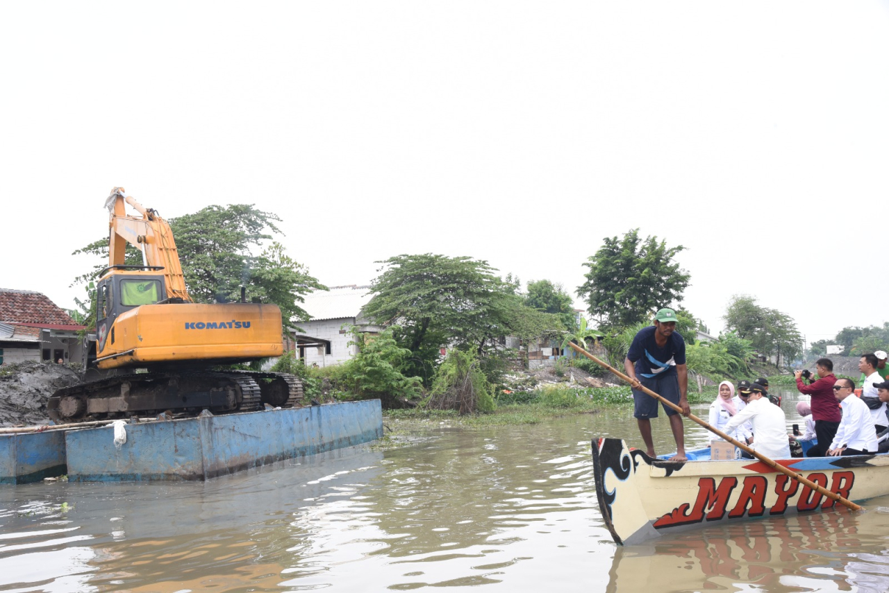 Hadapi Musim Hujan, Pemkab Sidoarjo Percepat Normalisasi Sungai