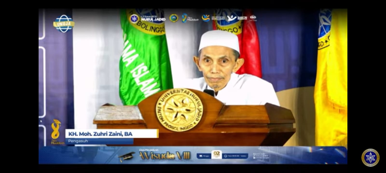 Pesan Kiai Zuhri Zaini di Wisuda UNUJA: Jadilah Sarjana yang Menyinari, Bukan Mengotori