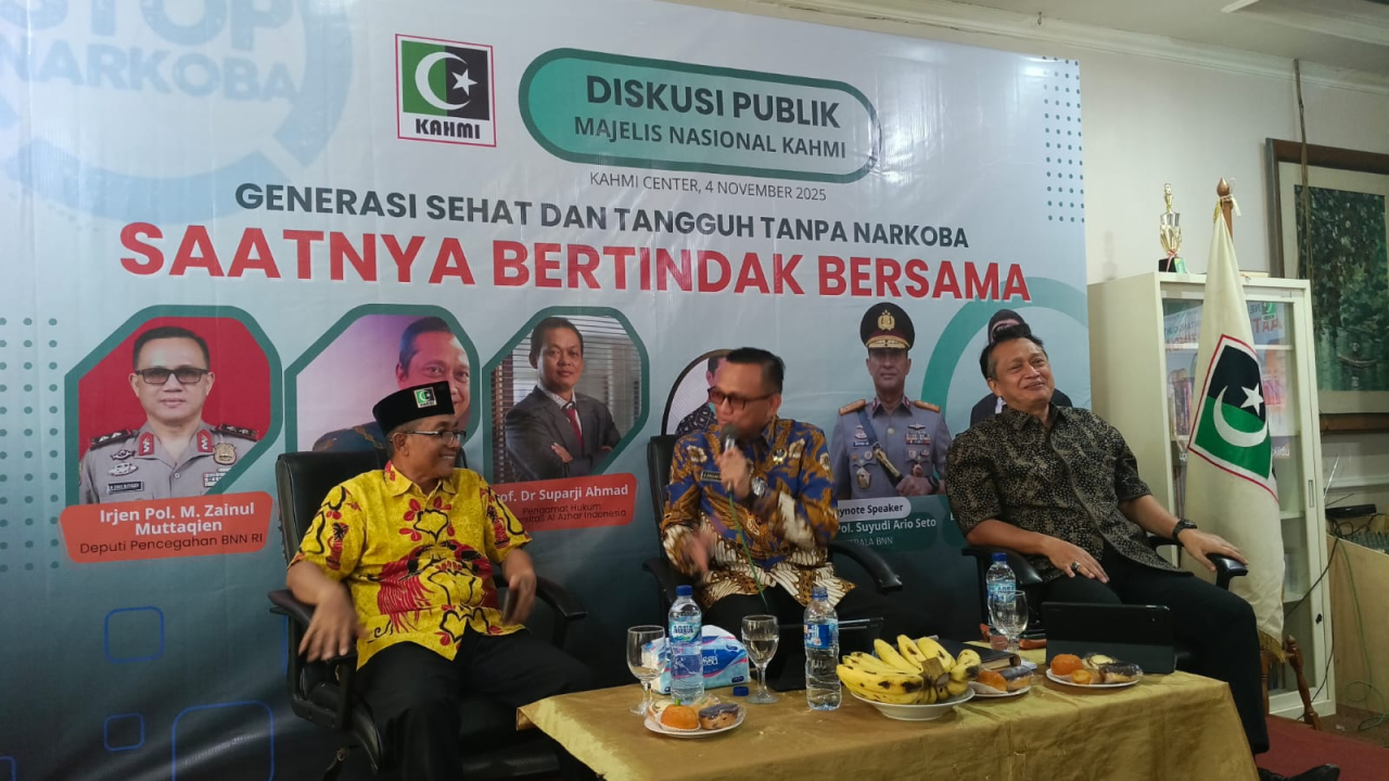 Diskusi Terbuka MN KAHMI: 50 Orang Tewas Setiap Hari di Indonesia Akibat Narkoba