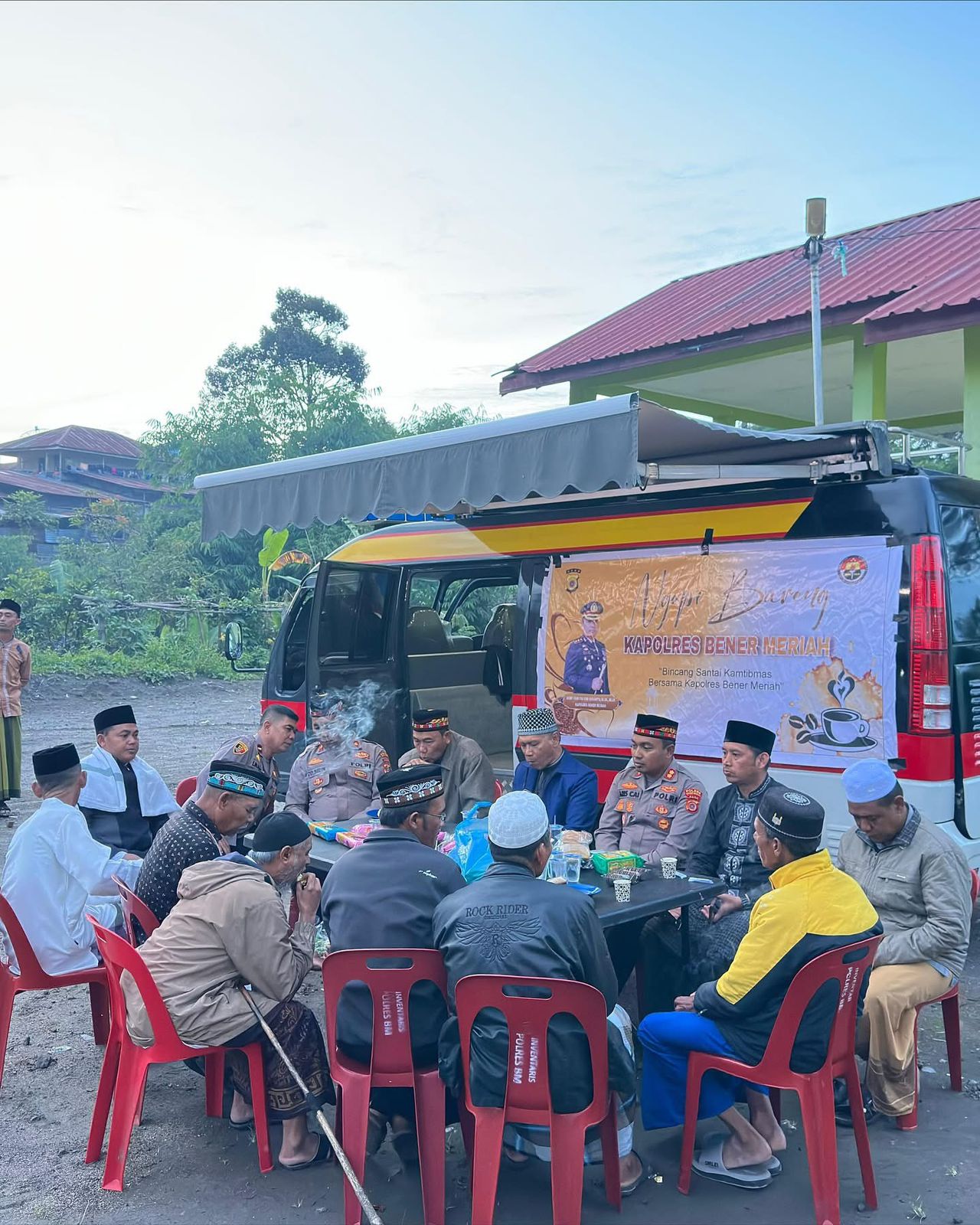 Ngopi Bareng Kapolres Bener Meriah, Wujud Kepedulian Polisi dalam Menyerap Aspirasi Masyarakat