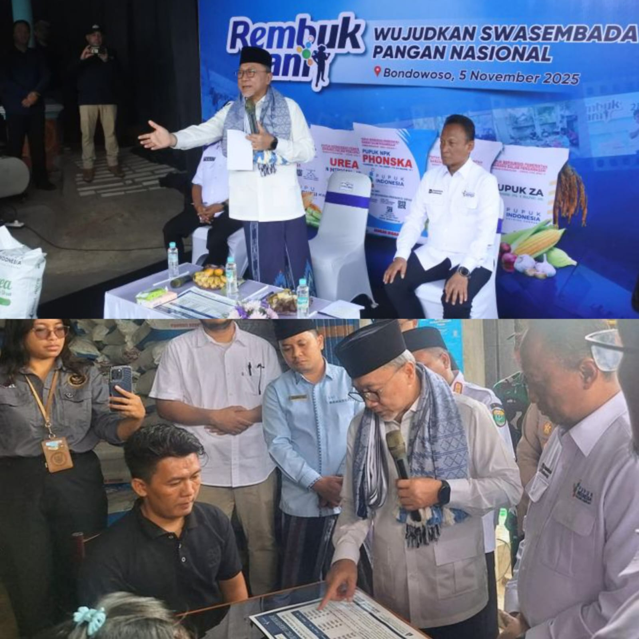 Tinjau Kios Pupuk di Bondowoso, Menko Pangan Zulhas Pastikan Harga Subsidi Turun 20 Persen