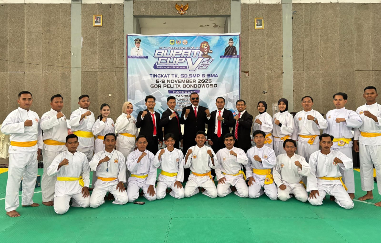 24 Wasit Juri Kawal Kejuaraan Pencak Silat Bupati Cup V Bondowoso, Pastikan Pertandingan Adil dan Profesional