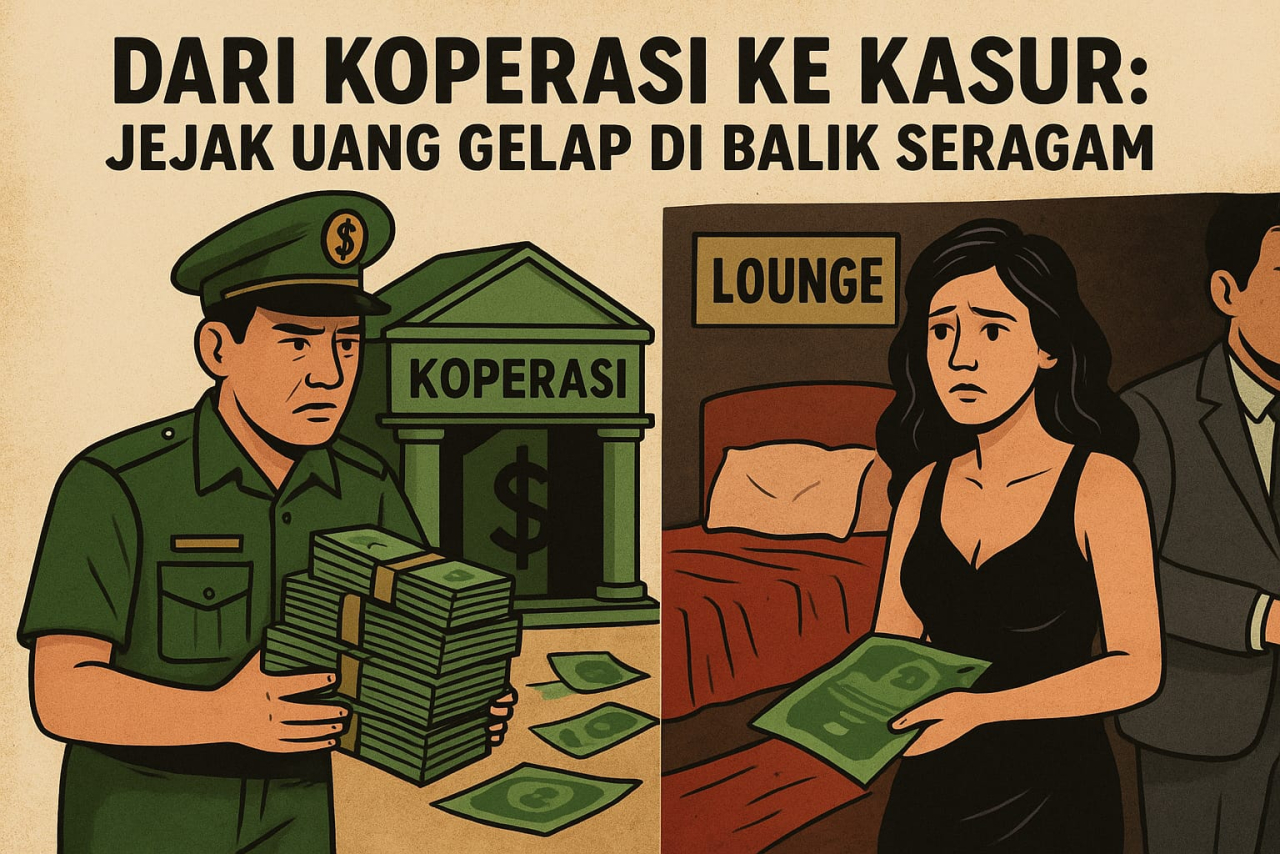 (Trilogi-Part Two) Dari Koperasi ke Kasur: Jejak Uang Gelap di Balik Seragam