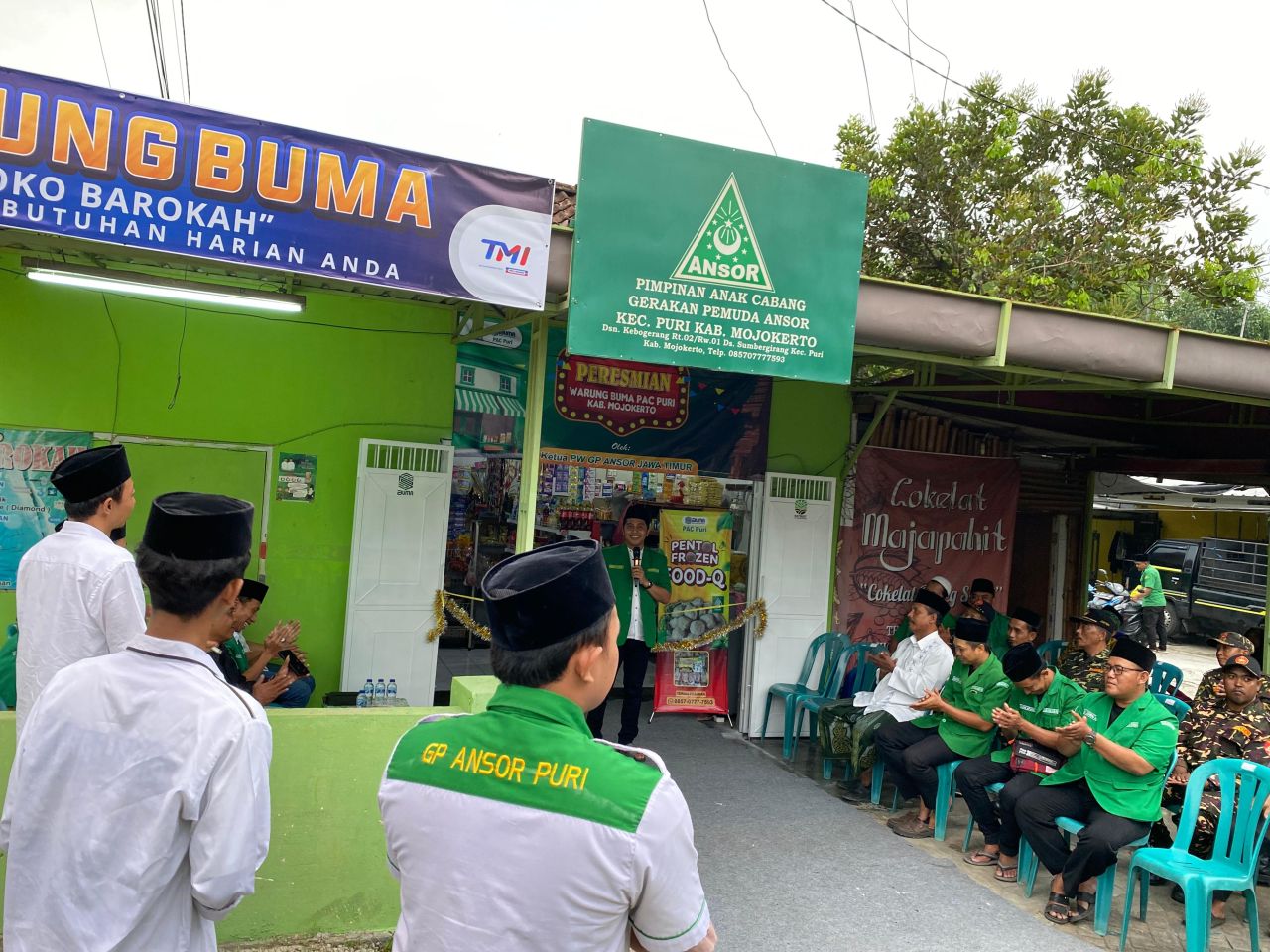 Ansor Jatim Luncurkan Warung BUMA di Mojokerto 