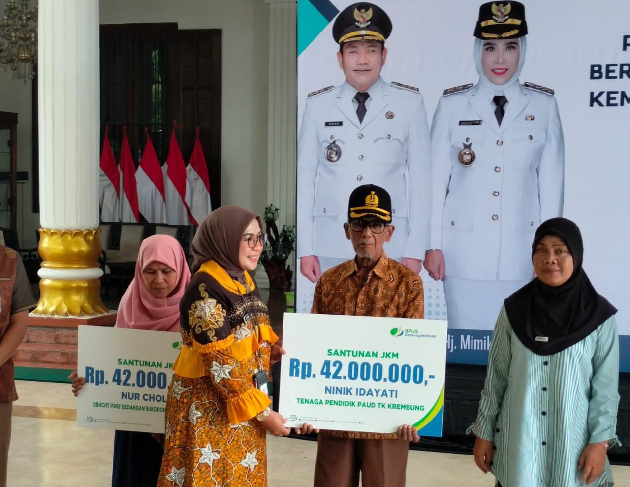 Pekerja Rentan di Sidoarjo Dapat Bantuan BPJS Ketenagakerjaan