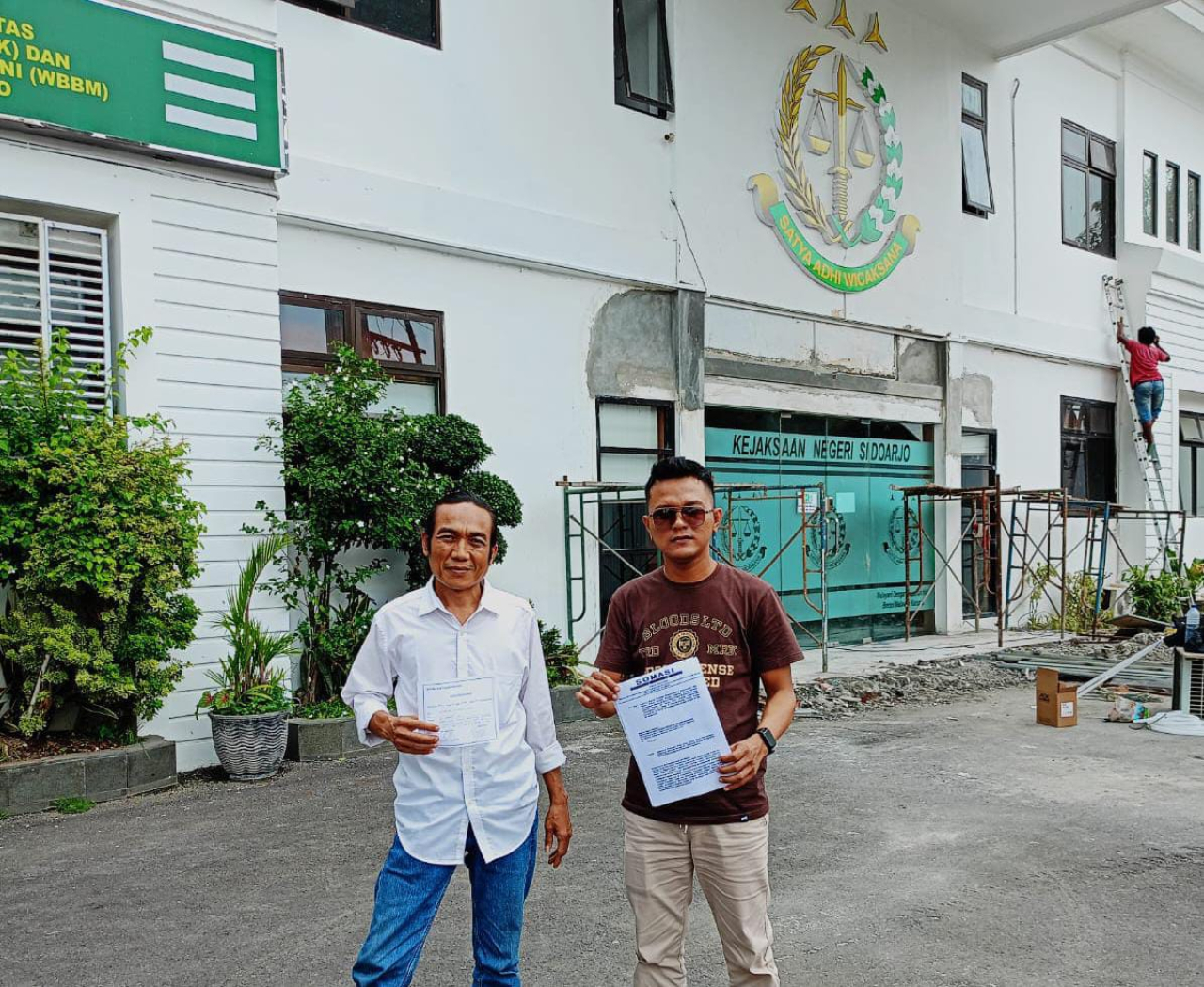 Somasi Seret Pemkab Sidoarjo ke Kejari atas Dugaan Amburadulnya Pengelolaan Parkir ISS-KSO