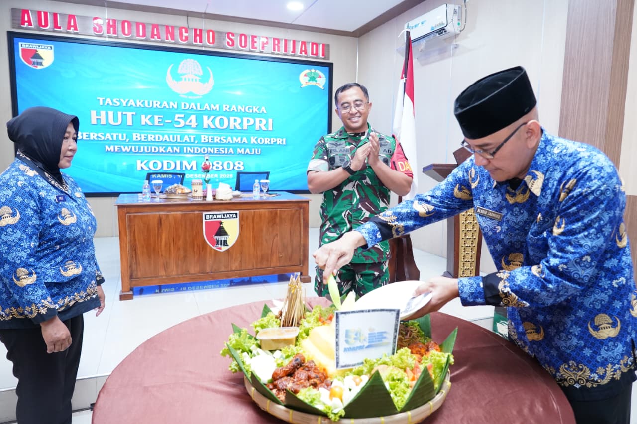 Syukuran HUT Korpri Ke 54, Kodim 0808/Blitar Perkuat Profesionalisme dan Integritas ASN