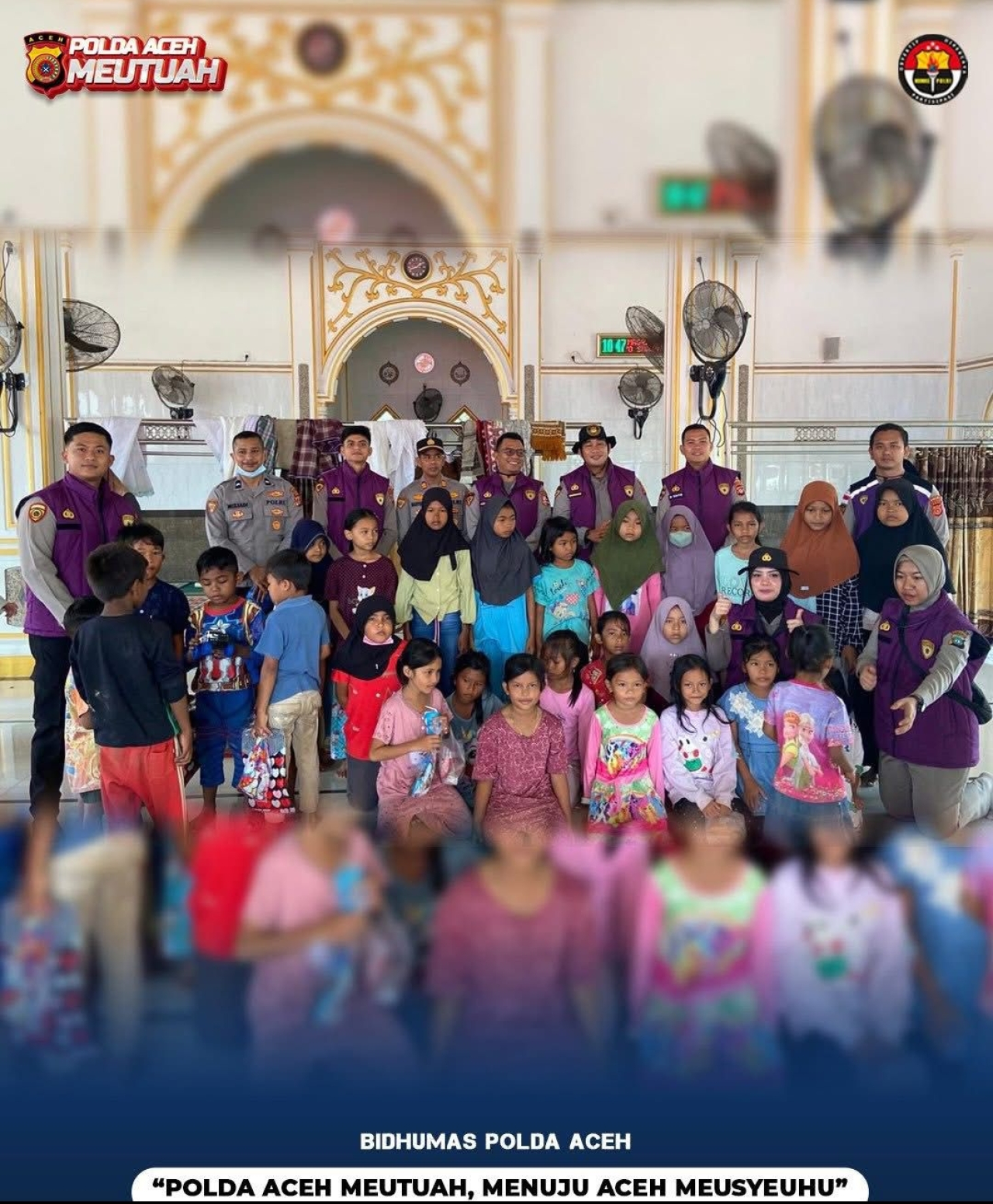 Tim Psikologi SSDM Polri Gelar Trauma Healing bagi Korban Banjir di Pidie Jaya