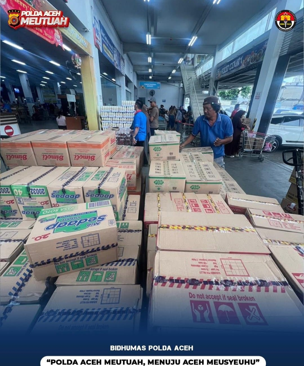 Wakapolri Salurkan Bantuan Kemanusiaan untuk Warga Terdampak Bencana di Aceh Utara