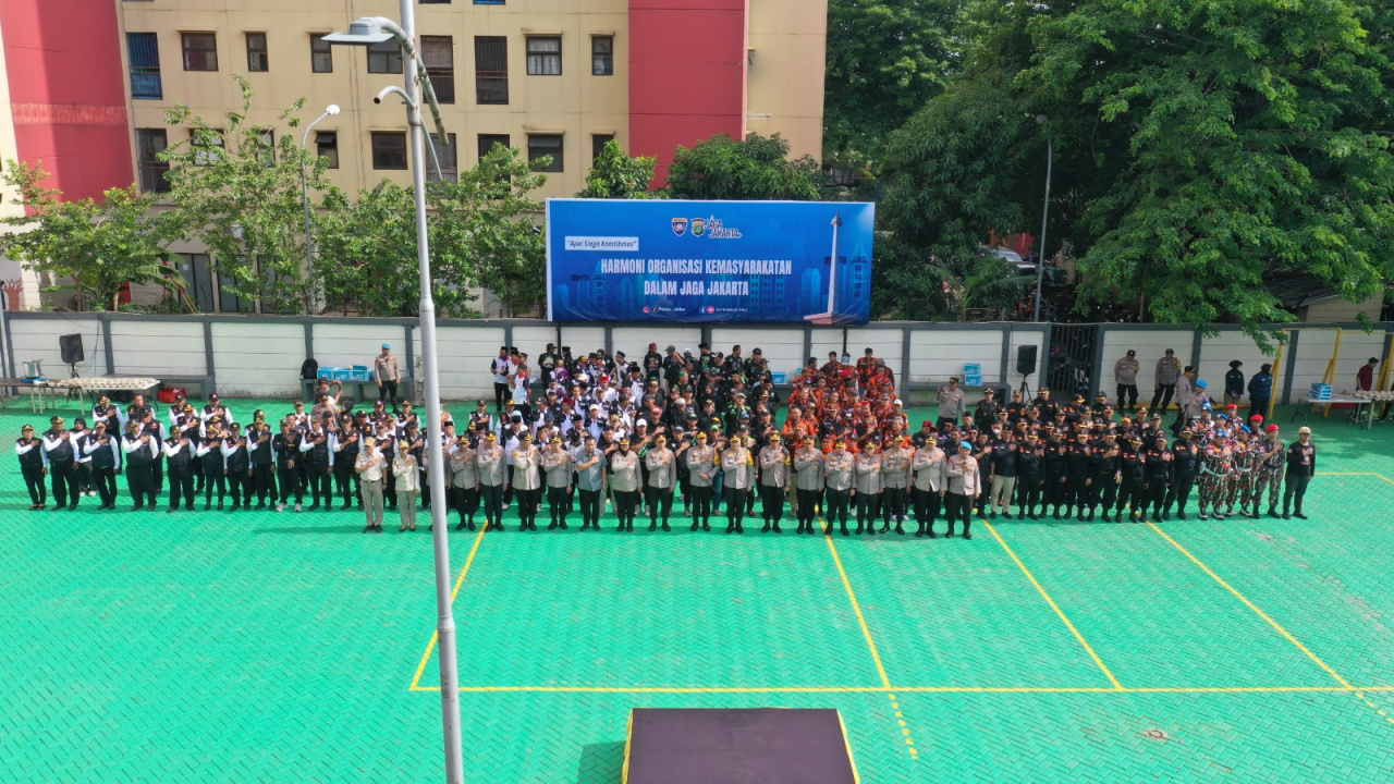 Apel Siaga Kamtibmas: Polres Jakbar dan Potmas Satukan Tekad Jaga Jakarta Lebih Aman