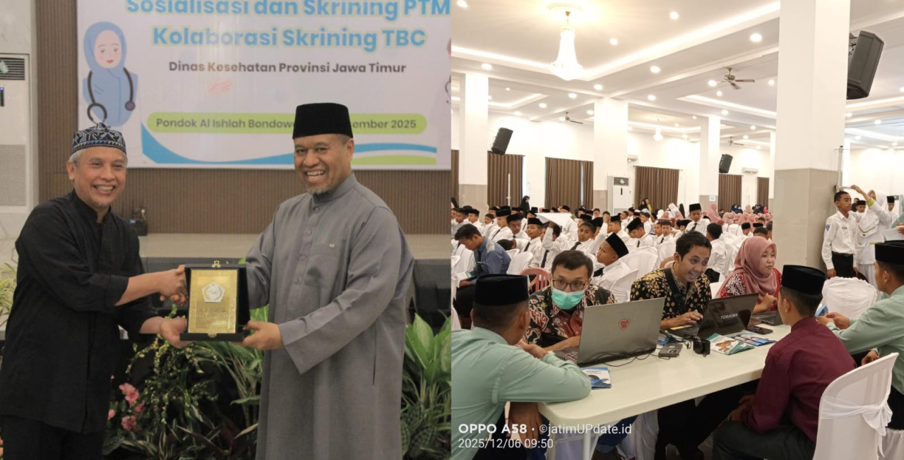 Kolaborasi Besar! Dinkes Jatim–Bondowoso Gelar Pemeriksaan 1.200 Santri di Ponpes Al-Ishlah