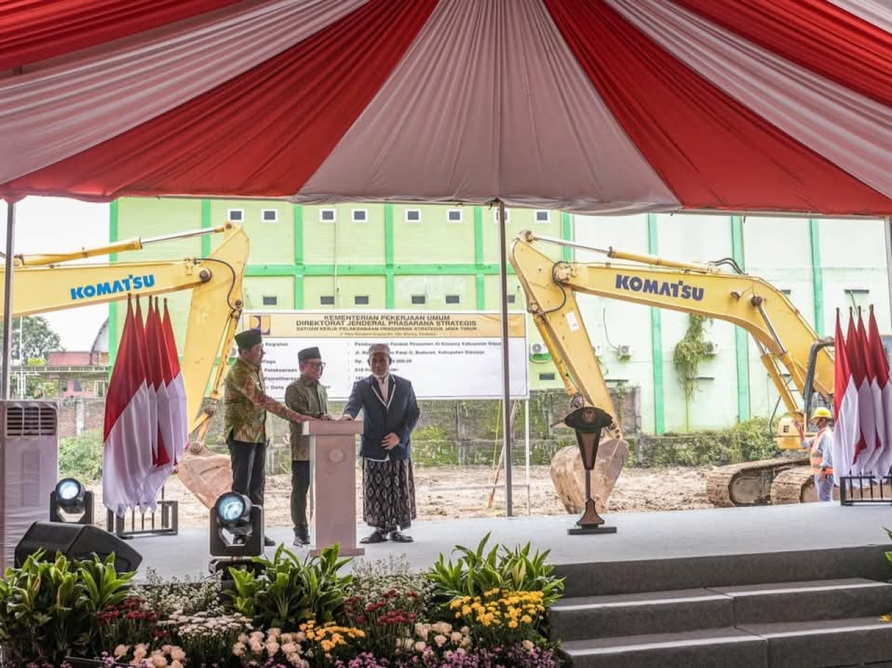 Ponpes Al Khoziny Sidoarjo Dibangun Ulang Rp125,3 Miliar, Groundbreaking Dipimpin Menko PM Muhaimin