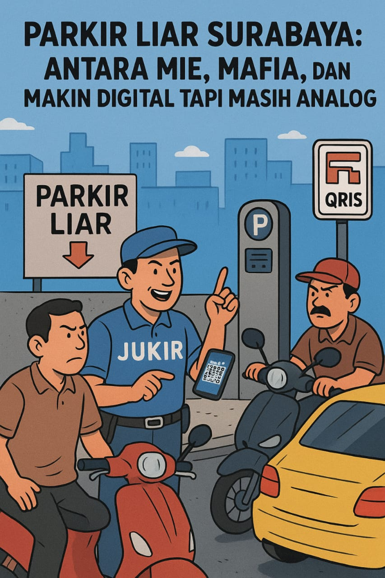 Parkir Liar Surabaya: Antara Mie, Mafia, dan Makin Digital tapi Masih Analog