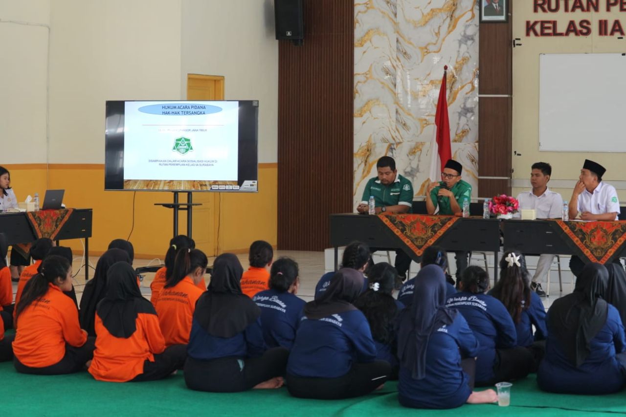 Sasar Warga Binaan Lapas LBH Ansor Jatim Gencarkan Penyuluhan Hukum