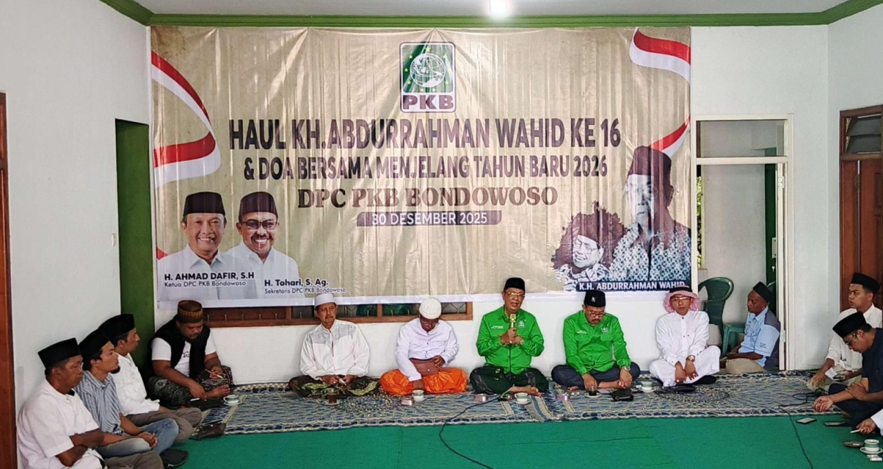 Haul Gus Dur ke-16, PKB Bondowoso Teguhkan Ideologi Perjuangan NU dan Kebangsaan