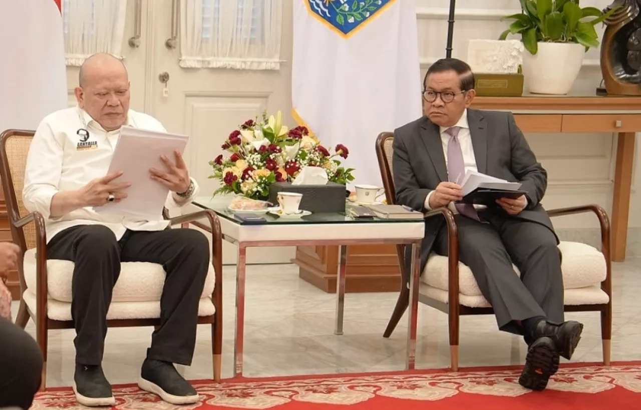 Silaturahmi dengan Gubernur DKI, LaNyalla Sampaikan Rencana IFMA Asian Championship 2026