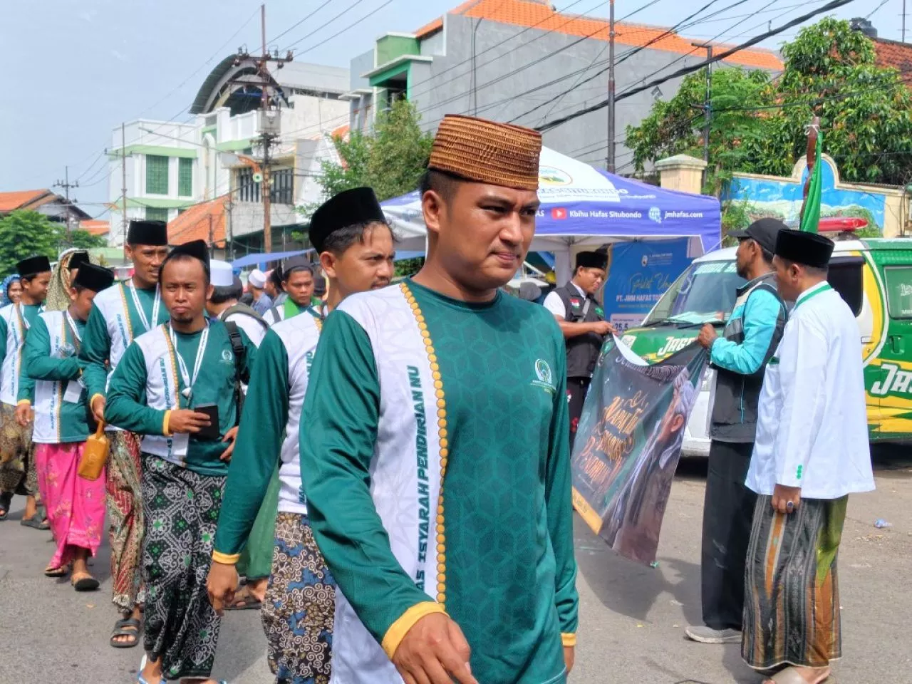 MWCNU Simokerto Buka Posko Konsumsi Gratis Sambut Napak Tilas Satu Abad NU