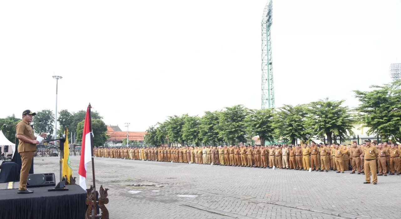 Ribuan ASN Sidoarjo Ikuti Apel Akbar Awal 2026, Bupati Subandi Tegaskan Komitmen Pelayanan Prima