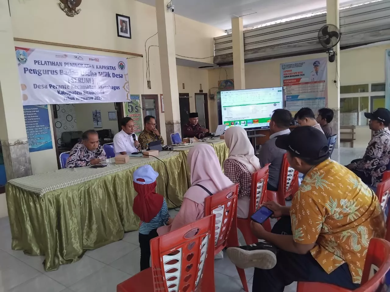 Pengurus BUMDes Seruni Desa Perante Asembagus Ikuti Peningkatan Kapasitas