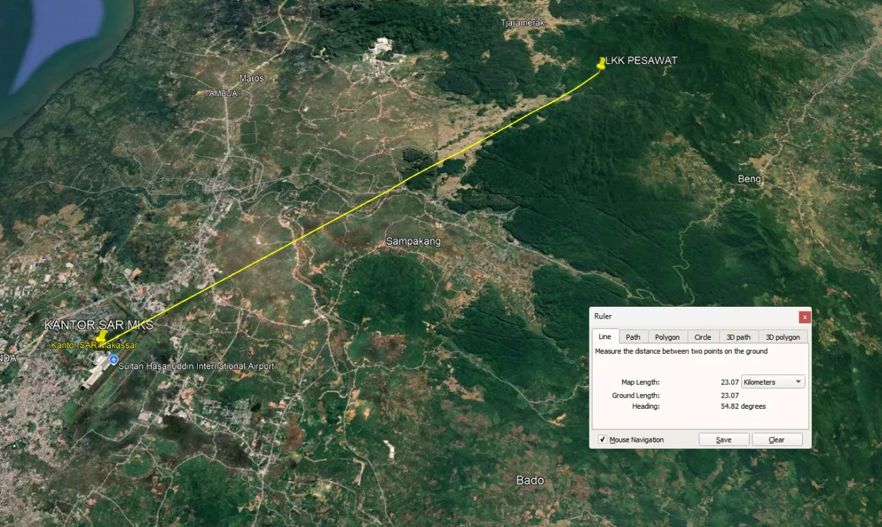 KNKT Dan SAR Fokus Temukan Lokasi Pasti Jatuhnya Pesawat  ATR 42-500