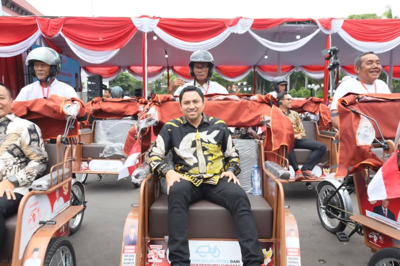 Gerindra Surabaya: Becak Listrik Prabowo untuk Tukang Becak Usia 55 Tahun ke Atas