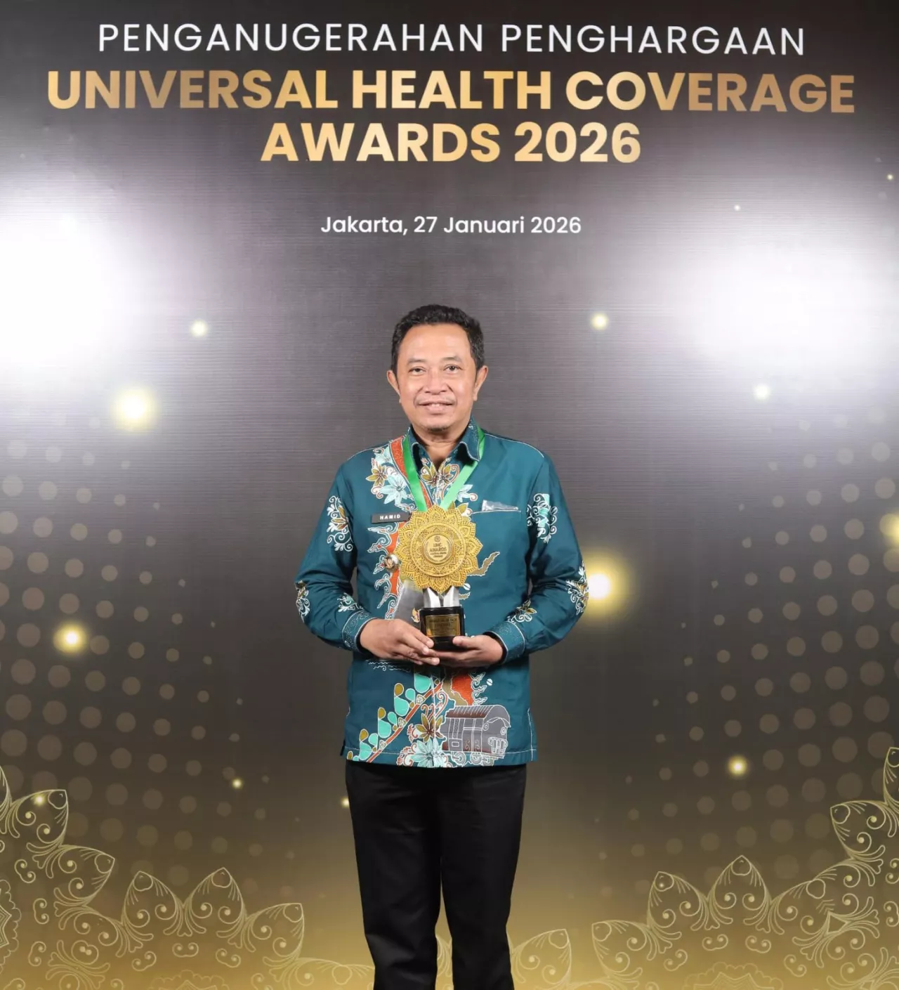 Bondowoso Raih UHC Award 2026, Bupati Abdul Hamid: Negara Hadir Lindungi Hak Kesehatan Warga