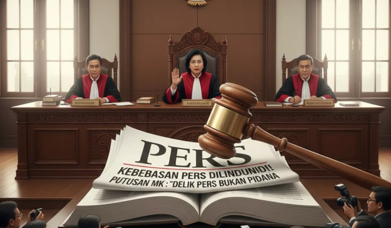 MK Putuskan Wartawan Tak Bisa Dikenai Sanksi Pidana/Perdata Dalam Profesinya