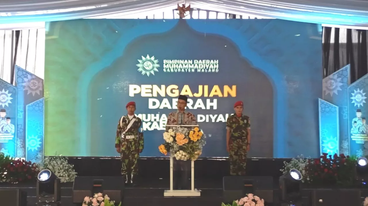 Ketua PDM Malang Sampaikan Tausyiah Refleksi Persatuan Muhammadiyah dan NU