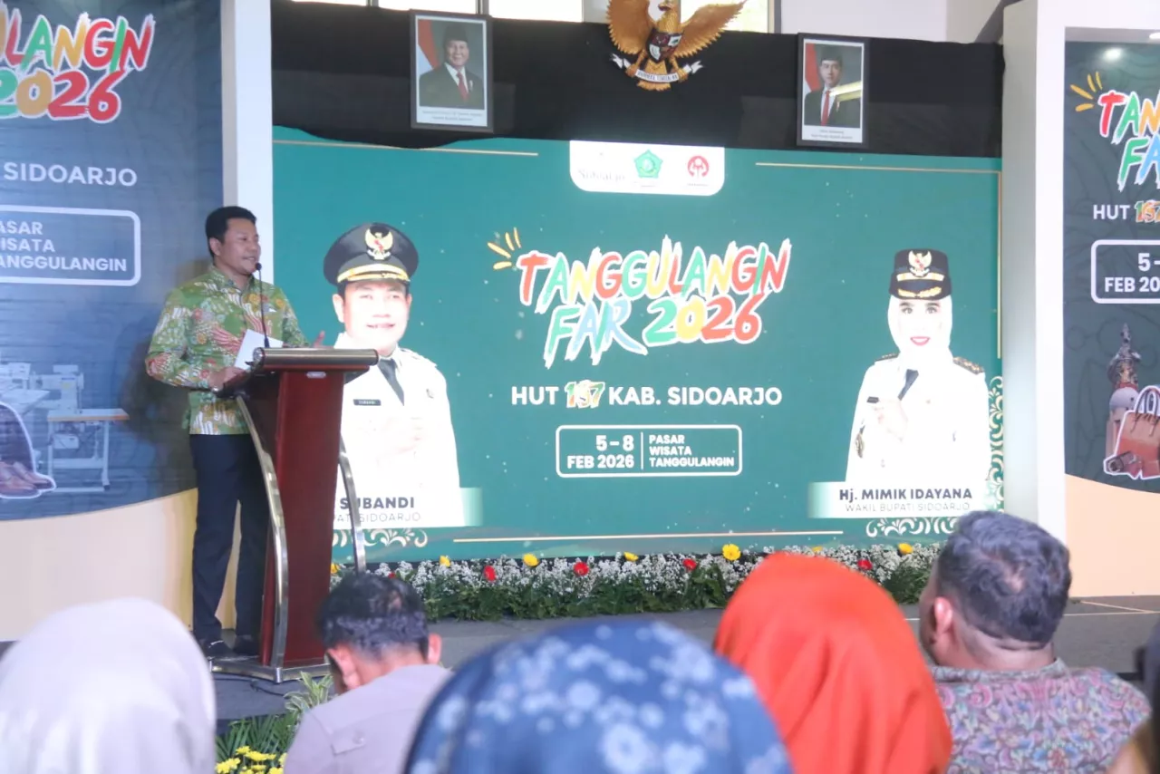 Pemkab Sidoarjo Gelar Tanggulangin Fair 2026, Dorong Perajin Kulit Naik Kelas