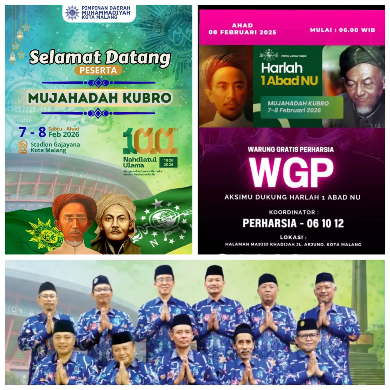 PDM Muhammadiyah Kota Malang Berikan Dukungan Pelaksanaan Harlah Satu Abad NU