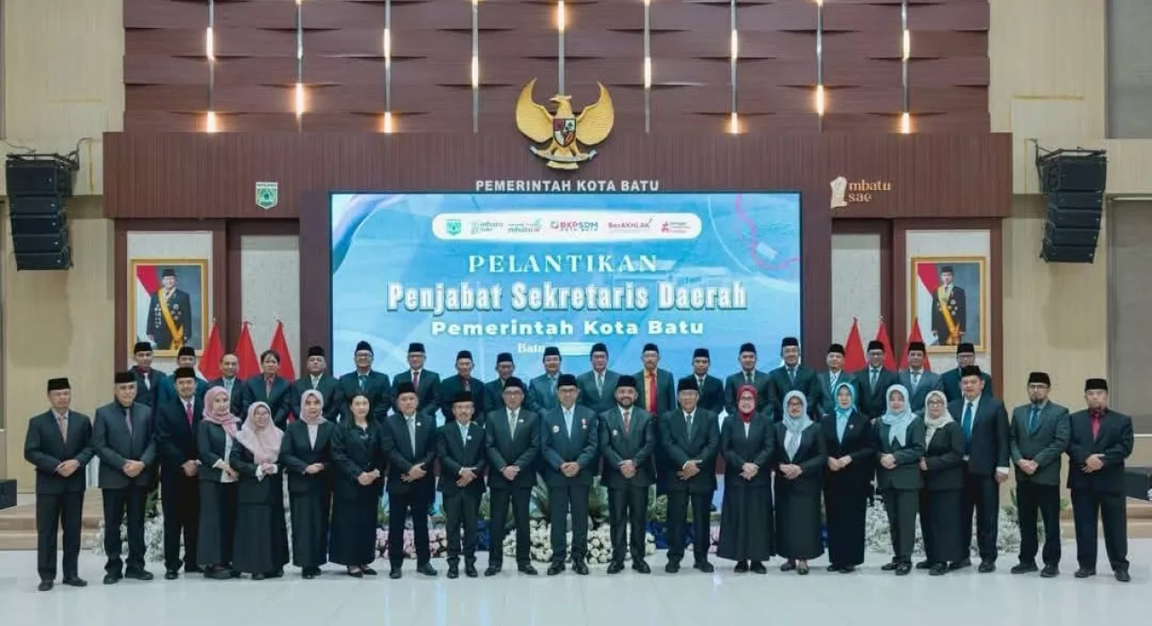 Eko Suhartono Dilantik Sebagai Pj. Sekda Kota Batu