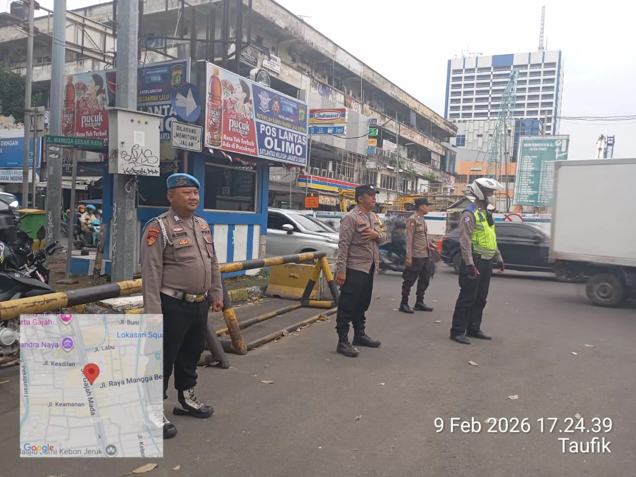 Ciptakan Sore Aman dan Tertib, Polsek Tamansari Laksanakan Ploting di TL Olimo