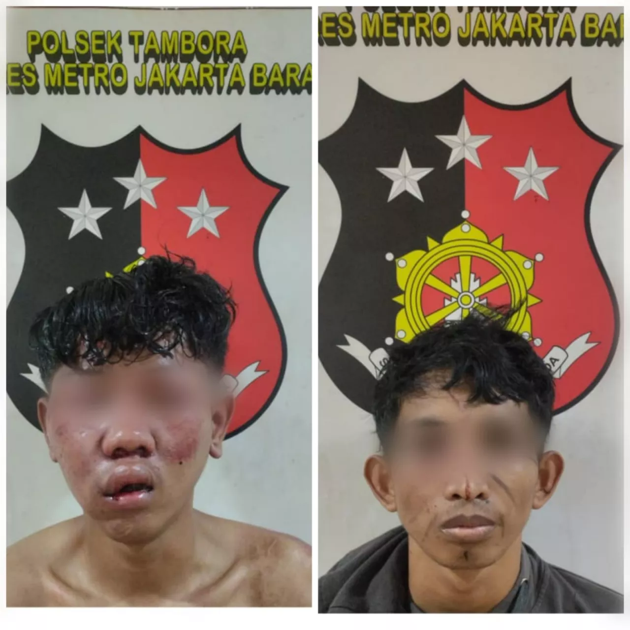 Polsek Tambora Amankan Dua Jambret Bersenjata Celurit di Pasar Pagi Roa Malaka