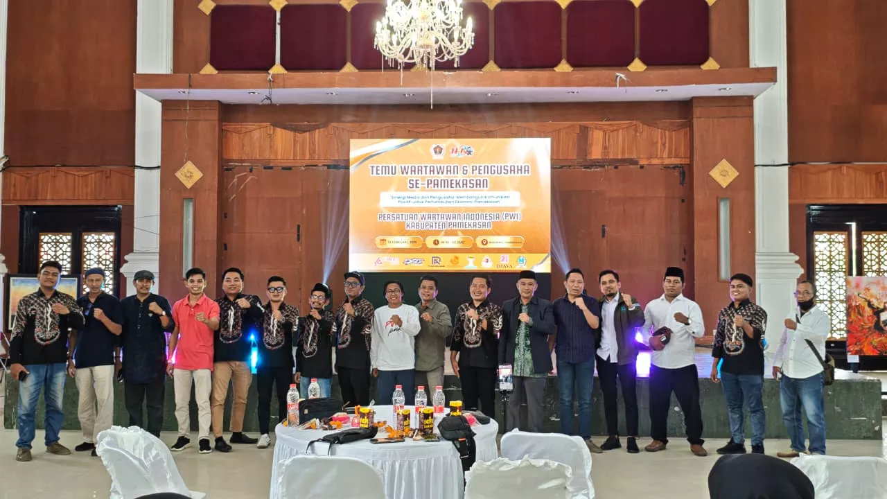 PWI Gelar Temu Wartawan-Pengusaha, Ruang Dialog Satukan Misi Bangun Pamekasan