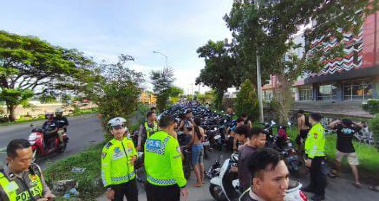 Aksi Balap Liar Diamankan di Arteri Porong Sidoarjo, Polisi Panggil Orang Tua Pelaku