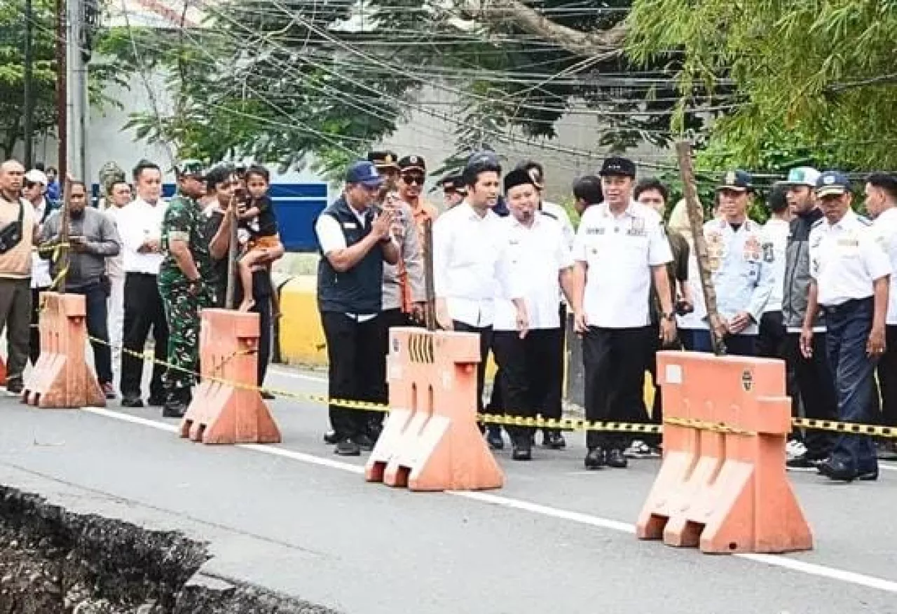Jembatan Sentong Bondowoso Ambrol, Pemprov Jatim Percepat Pembangunan Mulai Ramadan