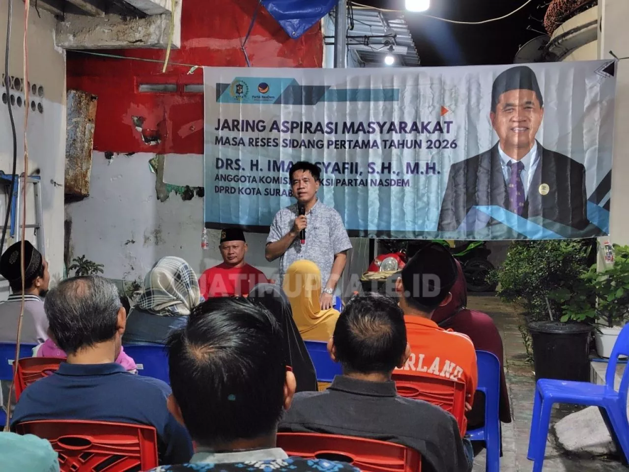 Reses di Kaliasin, Imam Syafi’i Diserbu Keluhan Beasiswa, Rutilahu, dan BPJS