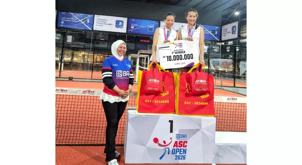 Dukungan Penuh BRI KCP Pasar Atom Mall untuk Kebangkitan Padel Indonesia