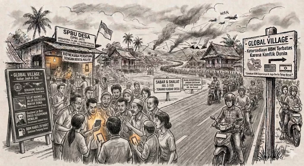 Perang Jauh, Kabar Sampai Desa